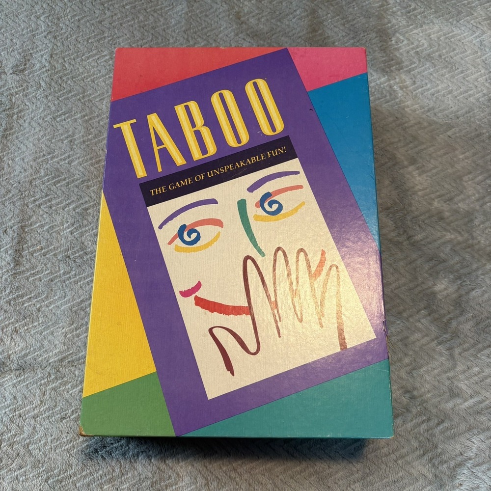 Taboo - Game of Unspeakable Fun! - Vintage Original 1989 - *Read Condition/Descr